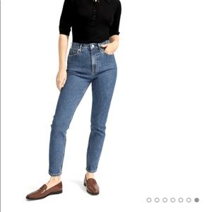 Everlane Original Cheeky Jean Mom Jeans High Rise Skinny Jeans